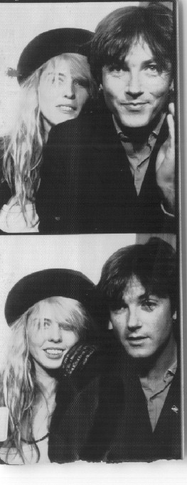 Steve and Donnette in a phone booth