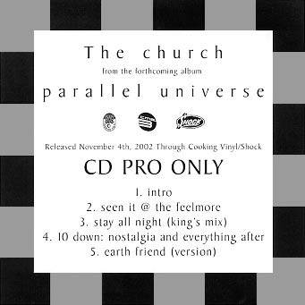 The Church - Parallel Universe Promo EP Cover