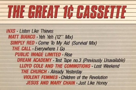 The Great 1¢ Cassette Sampler