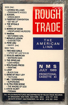 Rough Trade Promotional Cassette #3: NMS - July 1989 - Cassette