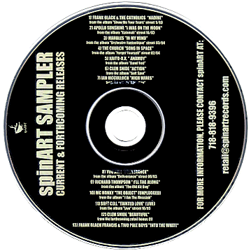 spinART Sampler: Current & Forthcoming Releases Cover