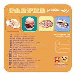 Taster: An Anticipatory Experience - Back Cover