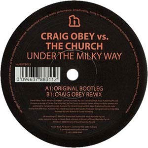 Craig Obey - Under The Milky Way 12inch Label