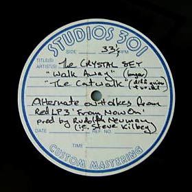 The Crystal Set - Walk Away/The Catwalk 12" Acetate Label