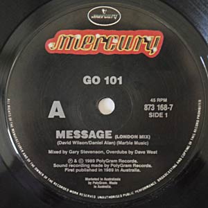 GO-101 - Message Side A Label