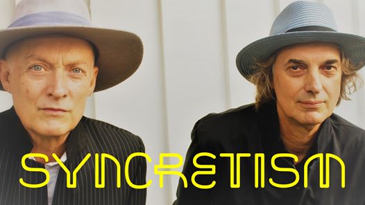 Syncretism publicity photo - Dave Scotland (left) and Peter Koppes (right)
