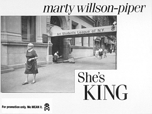 Marty Willson-Piper - She's King 12in Rykodisc RBD 042-3 (USA Promo) Cover