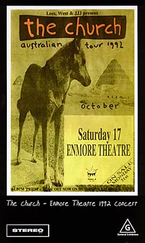 Enmore Theatre 1992 Concert Video Cover