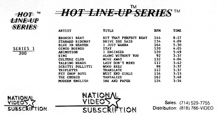 NVS Hot Line-Up Series 1 - #300 Video Cover